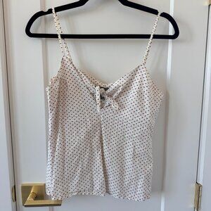 Reformation Floral Tie-Front Camisole